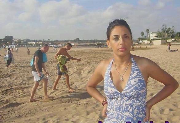 imane � la plage