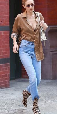 BLOUSE IMPRIMÉ/JEAN