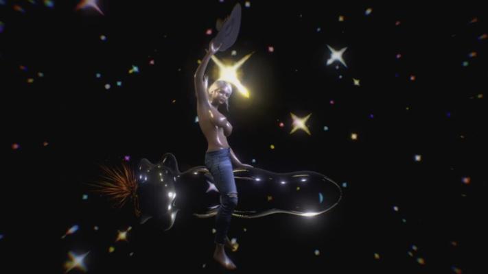 巨大なディルドの宇宙で...