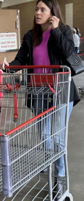 Costco Sightings - MILF w/Black Jacket and Hot Pink Sweater