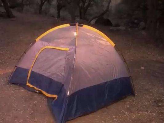 Nude camping