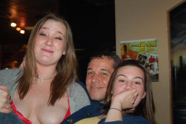 Amateur tits topless