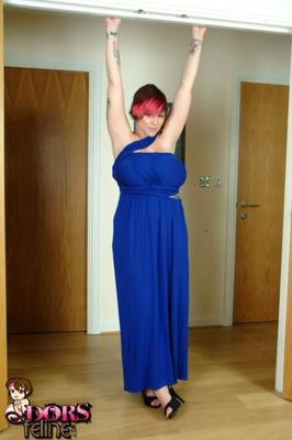 Dors Feline - Robe Bleue