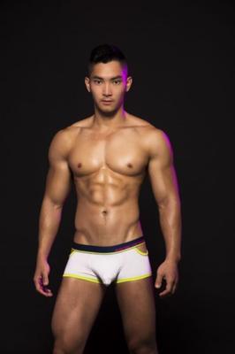ホットなアジア人の男