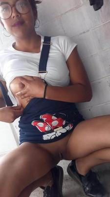 Mexican girl small tits