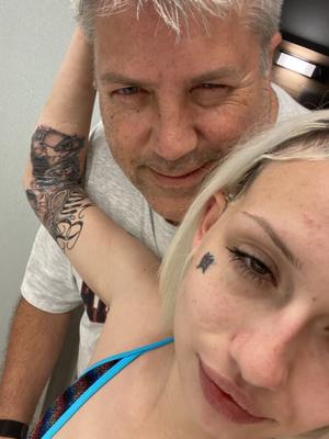 Old Dudes Slim Tattooed Girlfriend