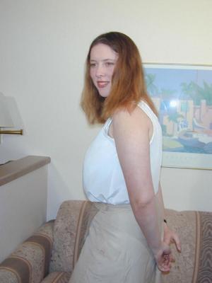 Mature babe lets her tits hang out