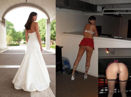 Brides..before & after amateurs