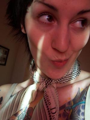 Kerry B is tatted up