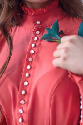 buttons and ruffles