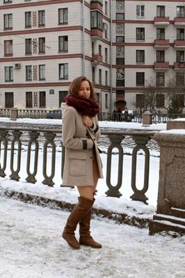Ekaterina Nude in Winter City