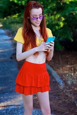 Sherice outside