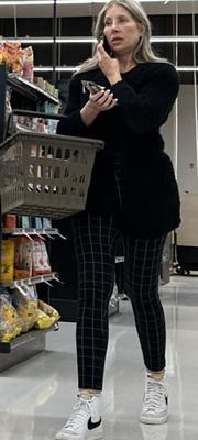 Grocery Store Sightings  - Cougar with White Nike Hightops