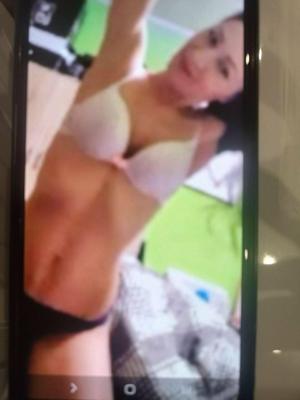 Son found a picture of mom Simona on her cell phone.