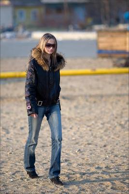 Anya Winter On The Beach