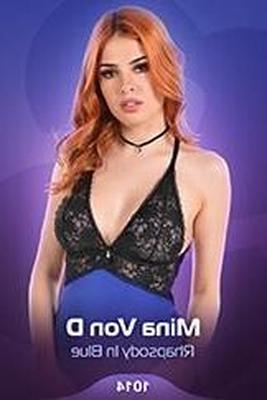 IStripper Mina Von D RHAPSODY IN BLUE CARD # f x 