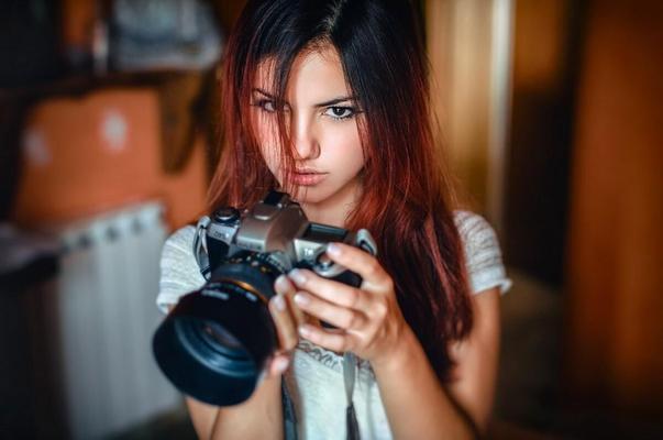 Chicas con cámaras