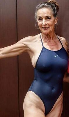 Beautiful Mature Women in One Piece Swimsuits