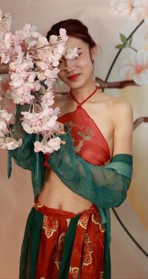 Chinese Slut Dressed in Traditional Lingerie