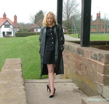 Leather Coat Woman 